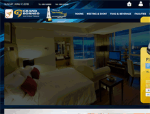 Tablet Screenshot of grandborneohotel.com